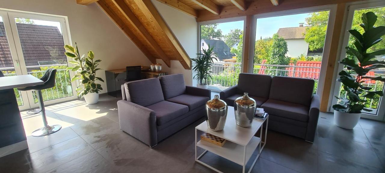 Moderne Ferienunterkunft/Wohnung Burgthann Extérieur photo