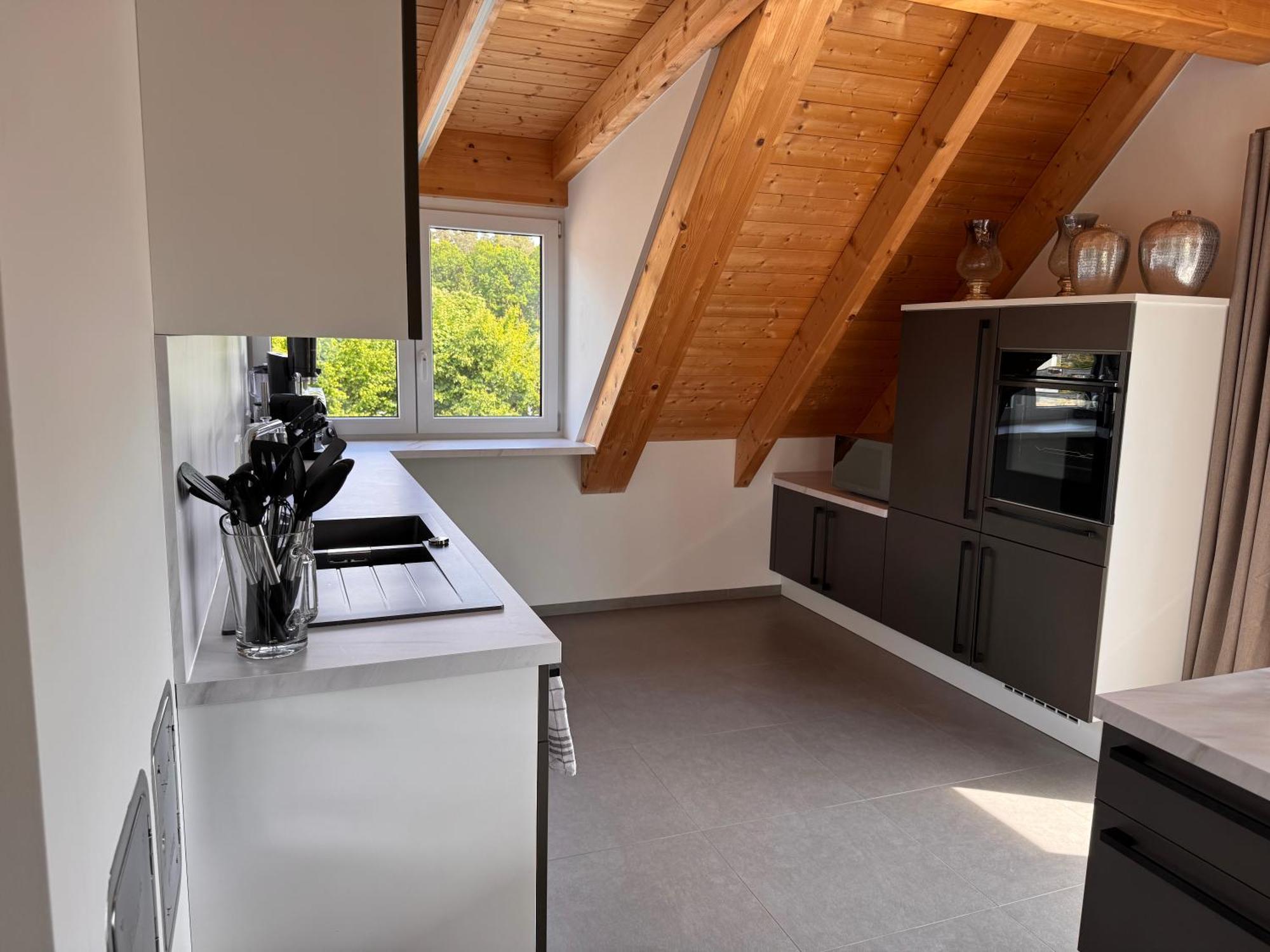 Moderne Ferienunterkunft/Wohnung Burgthann Extérieur photo